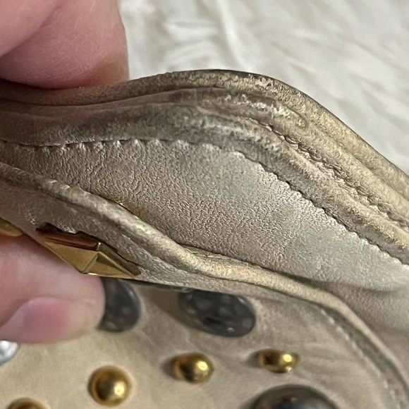 Miu Miu Cream Studded Women's Bag - Picture 15 of 16